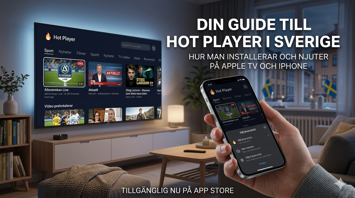 Hot Player, bästa IPTV-appen för iPhone